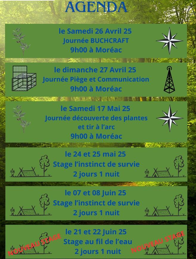 Agenda avril juin 2025